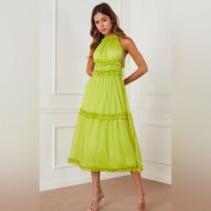 Ravenna Tiered Halter Maxi Dress